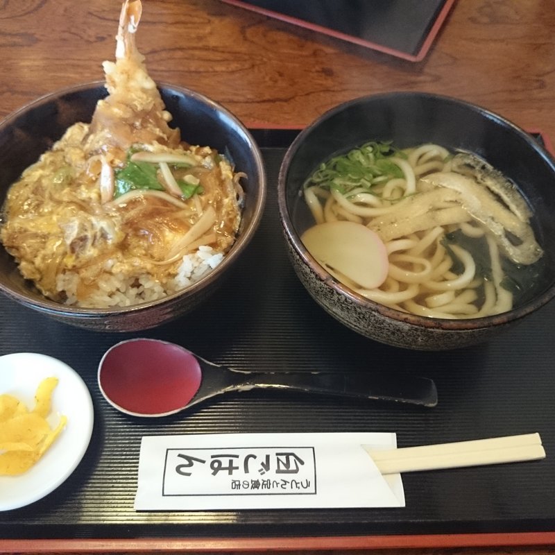 mini天とじセット(白ごはん)