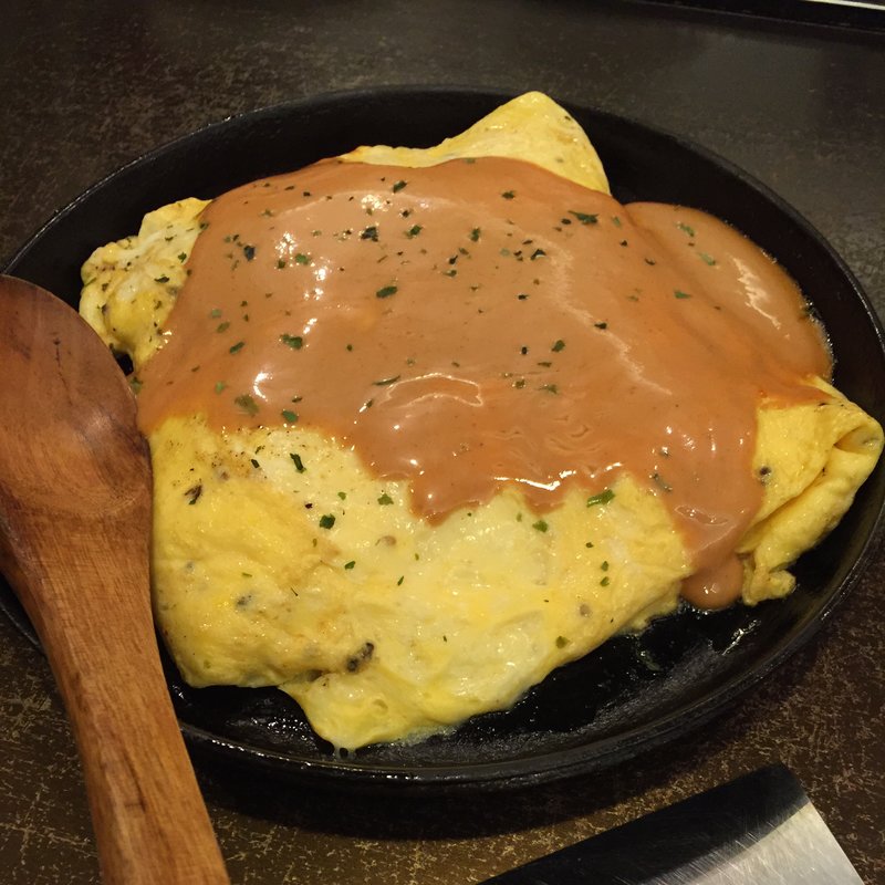 ふんわりオムレツチーズ(錦わらい 錦本店 （にしきわらい）)