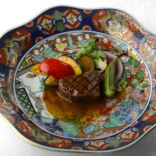 牛ヒレ肉のステーキ(アンジェパティオレストラン)