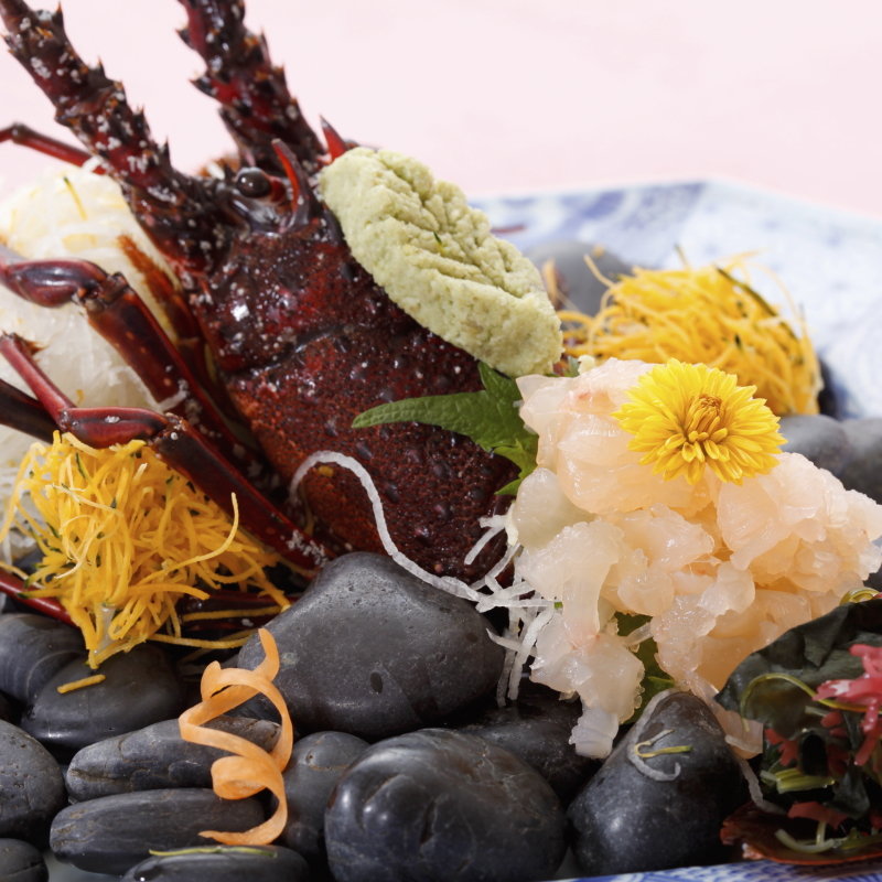 伊勢海老のお造り(中納言 東京銀座店)