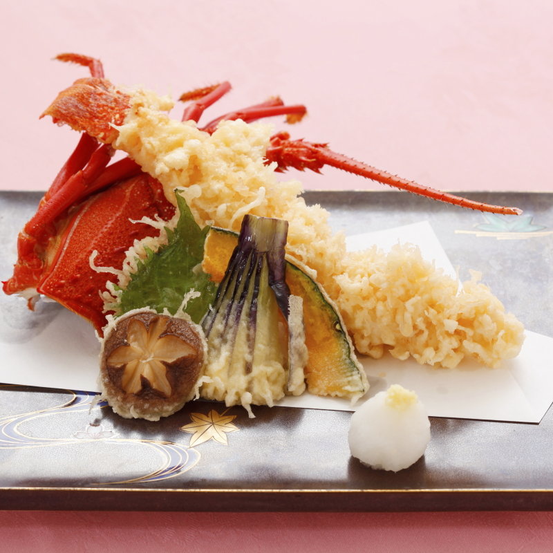 伊勢海老の天麩羅(中納言 東京銀座店)