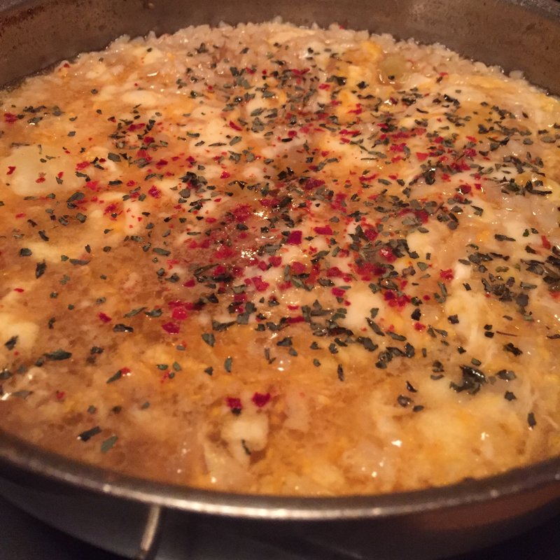 玉子チーズリゾット(亀八 本店)