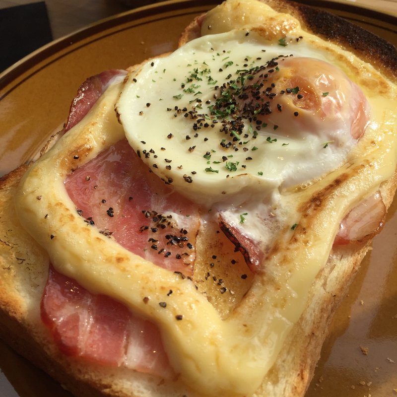 ベーコンエッグトースト(Life's COFFEE STAND 堀江店)