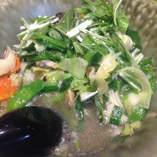 春野菜の塩タンメン(一刻魁堂 ポートウォークみなと店)