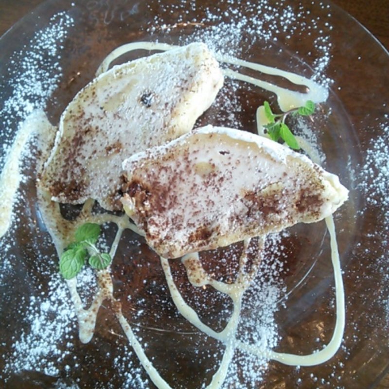 和栗とヘーゼルナッツ・リコッタチーズのセミフレッド　ズコット仕立て(トラットリア 築地 パラディーゾ！)