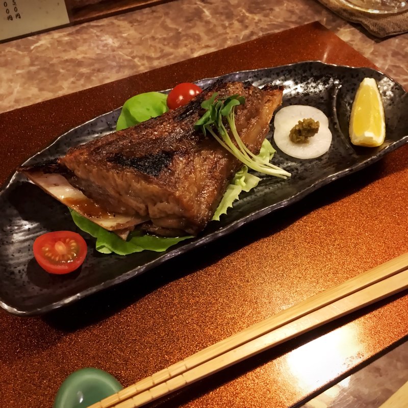 おまかせコース マグロのアゴの焼きもの(きすけ)