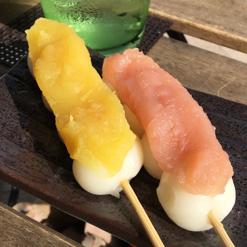 彩り餡団子セット(茶々処 ひとの和心)