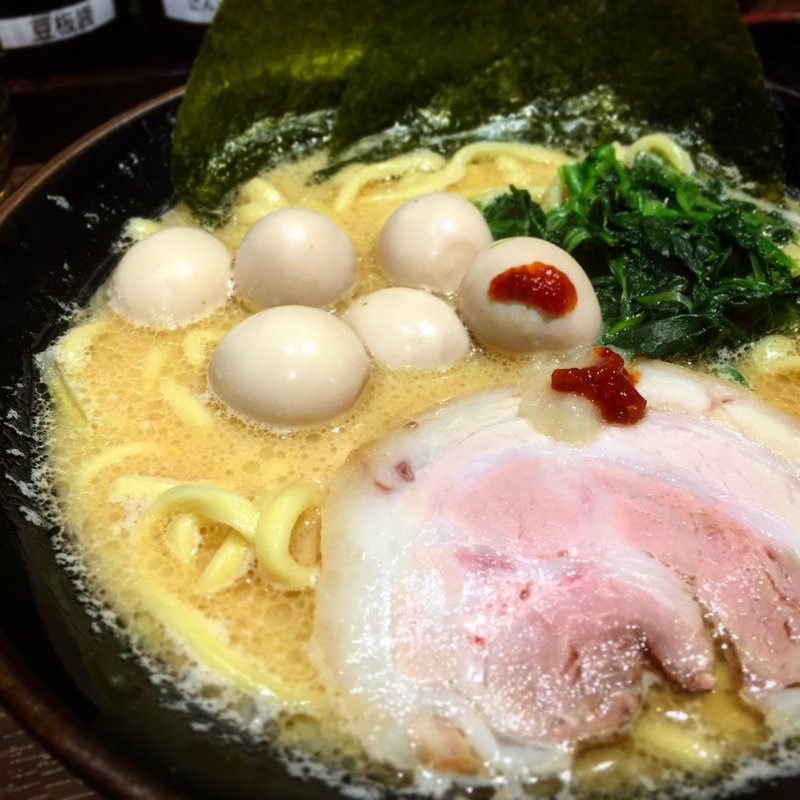 らーめん うずらトッピング(壱角家 川越店)