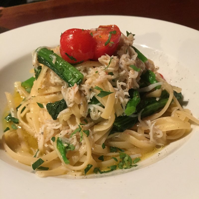 釜揚げしらすと菜の花のパスタ(にこみや 三浦)