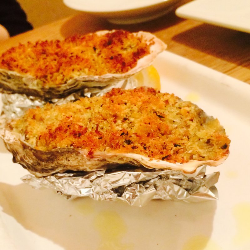 牡蠣のガーリックホイル焼き(茶日)