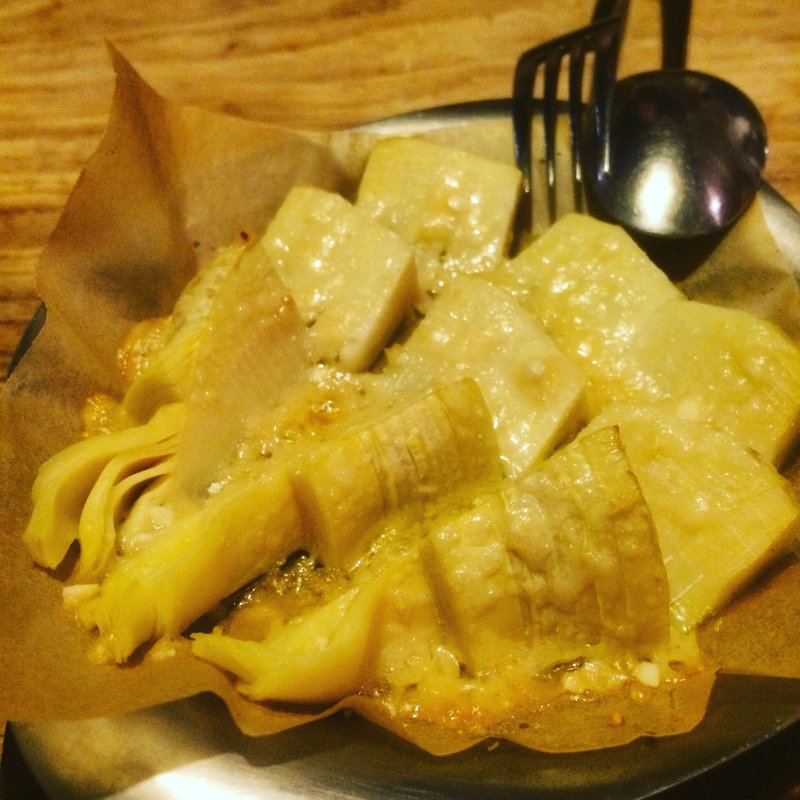 たけのこのパルミジャーノチーズ焼き(ともすけ)