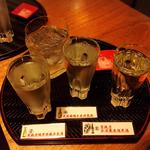 日本酒3種飲み比べ