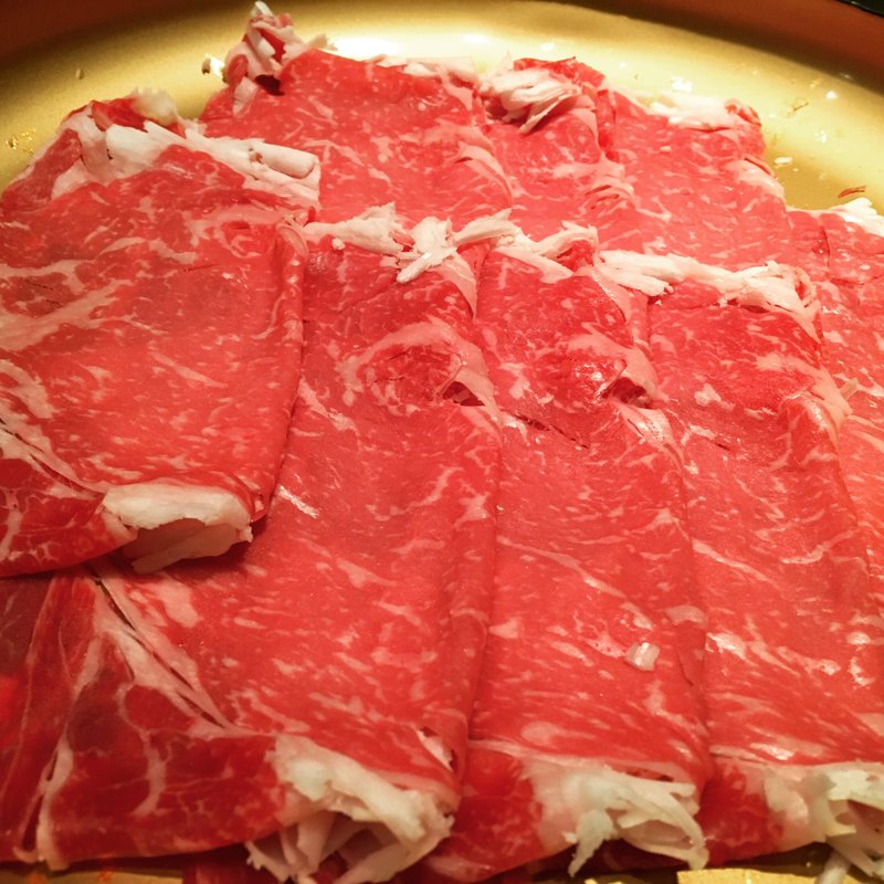 国産牛リブロースのしゃぶしゃぶ(兼久)