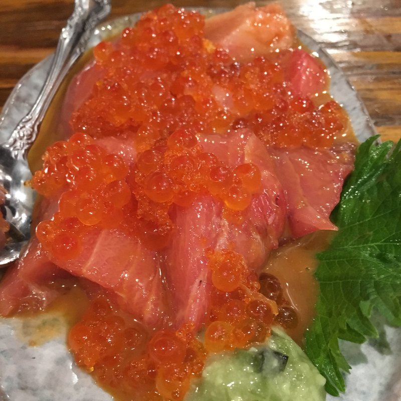 本マグロ切落しの雲丹醤あえ(マグロマート)