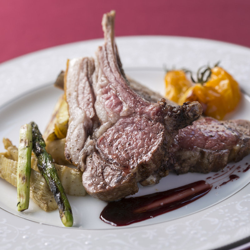 ラム肉のグリル(フランス料理 ル・クール)