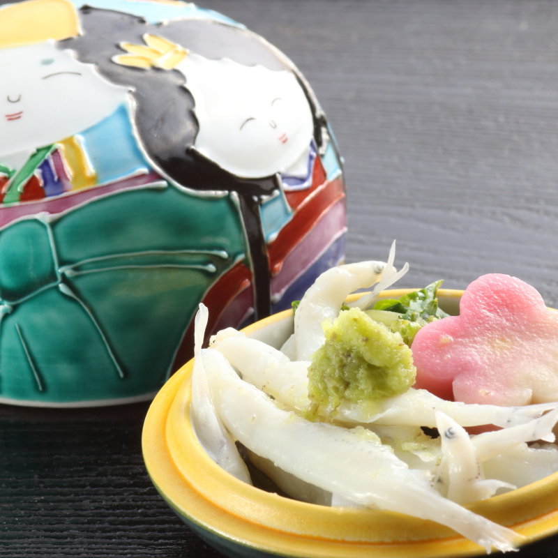 白魚の湯引き(とり要)