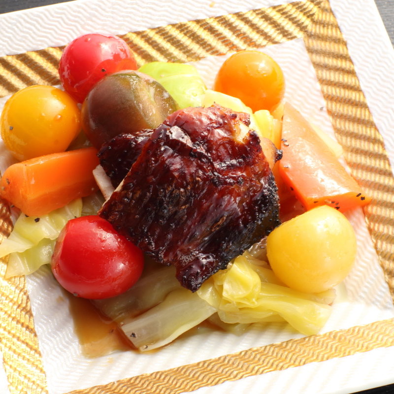 チャーシューとグリル野菜(とり要)