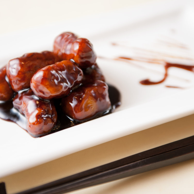 肉団子　甘酢あんかけ(中国飯店 潮夢来)