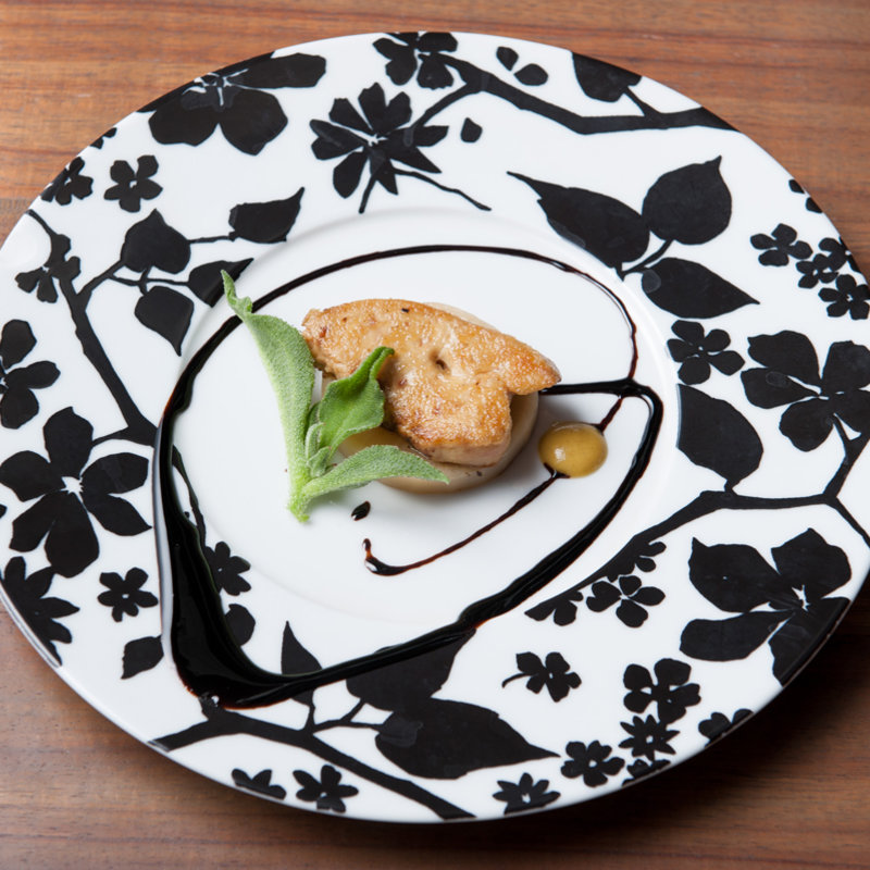 フォアグラのソテー(鉄板焼天 銀座8丁目店)