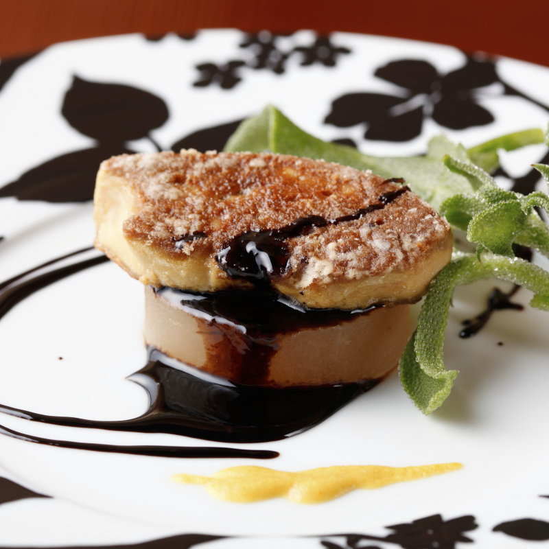 フォアグラと大根のロッシーニ(黒田屋)