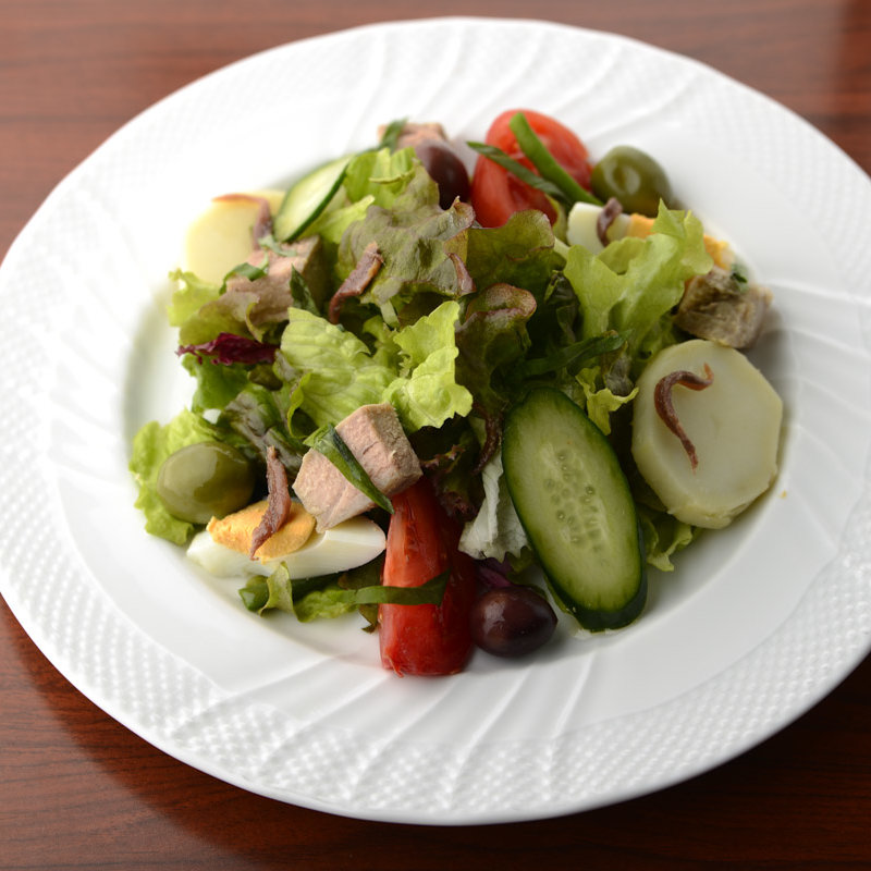 パテ・ド・カンパーニュ　野菜とともに(ブション・プロヴァンサル Chez AZUMA)