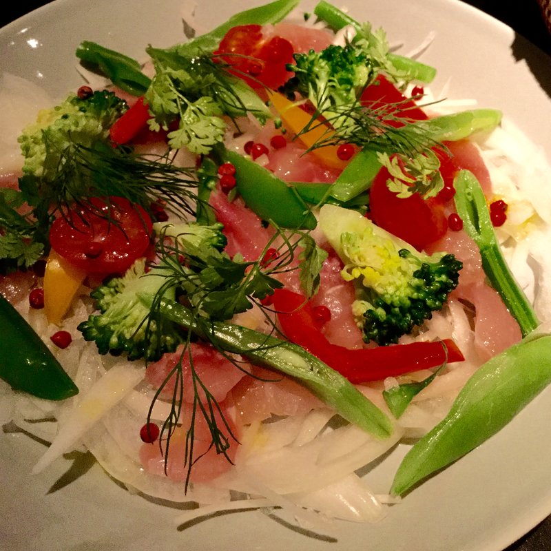 佐久鯉のカルパッチョ(ベーカリー@レストラン 沢村 旧軽井沢)