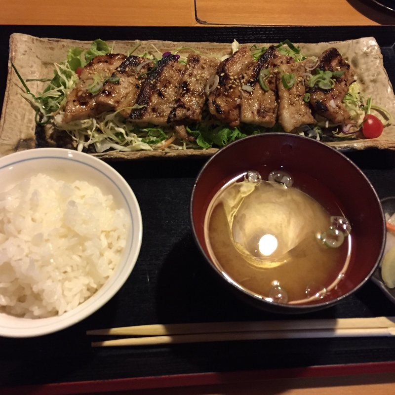 豚肉の味噌焼き(銀のすず )