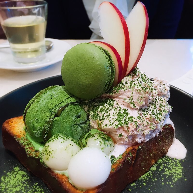 抹茶のパンベルデュ(アニヴェルセル カフェ 表参道)