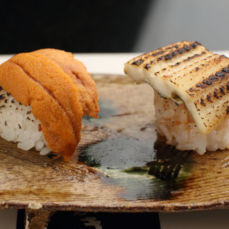 雲丹とハモのお寿司(いしがき )