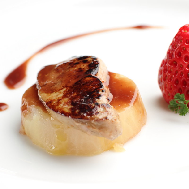 フォアグラと大根のロッシーニ(いしがき )