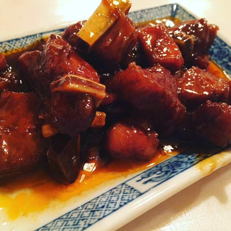 糖酷小排(スペアリブの甘酢煮)(上海小吃)