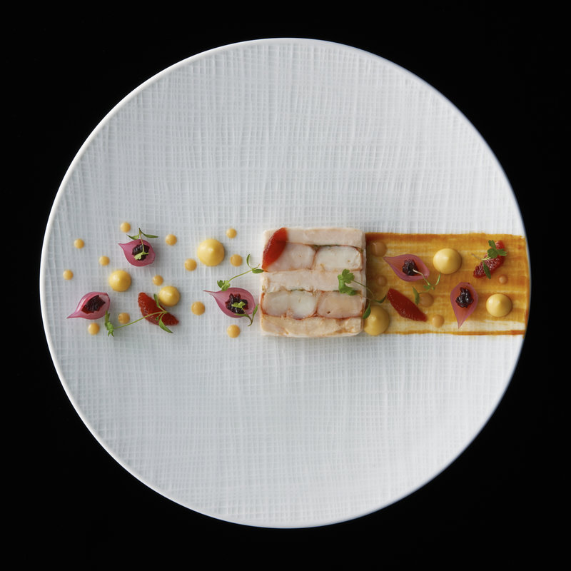 オマール海老のテリーヌ(チャイナブルー)