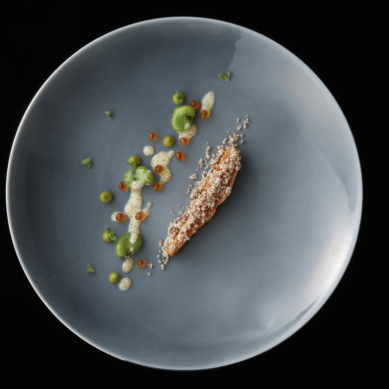 鴨肉のロティ(チャイナブルー)