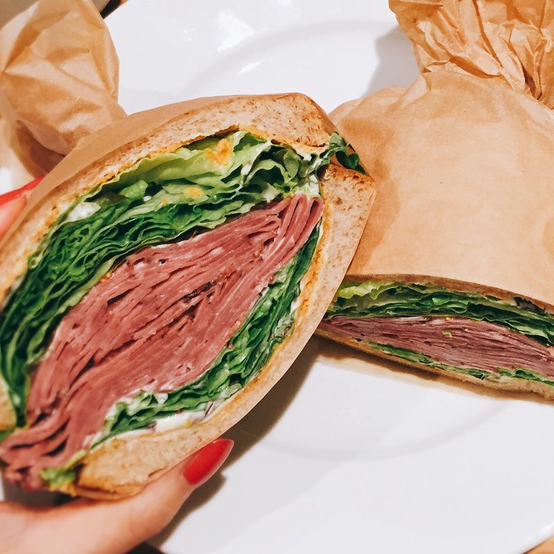 パストラミビーフサンド(ゴントラン シェリエ 渋谷店 （GONTRAN CHERRIER）)