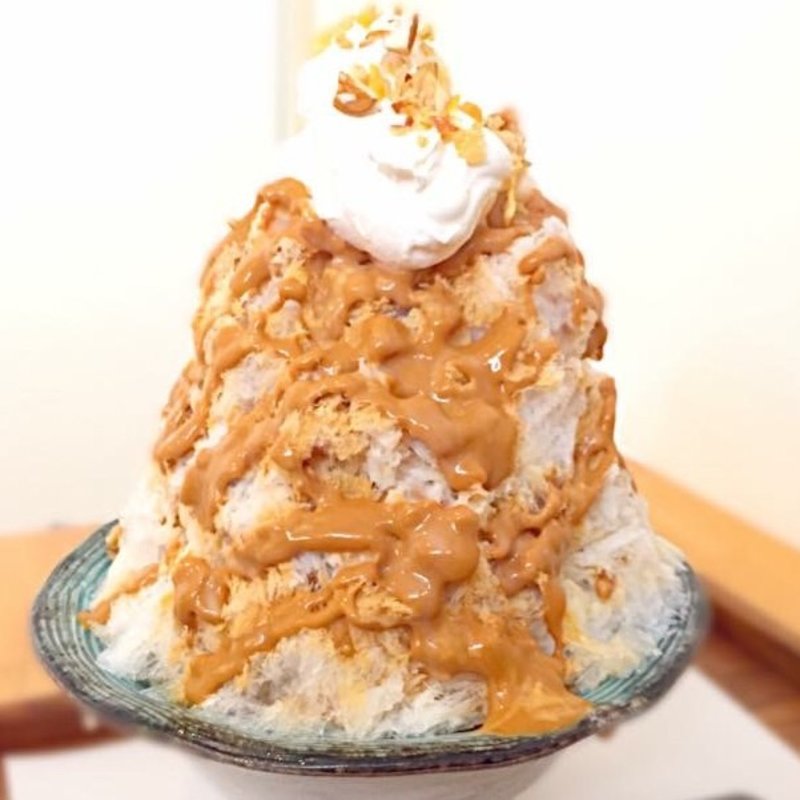 キャラメルナッツかき氷(夙川　五感で楽しむイタリアン＆カフェ　トリニティ （Trinity）)