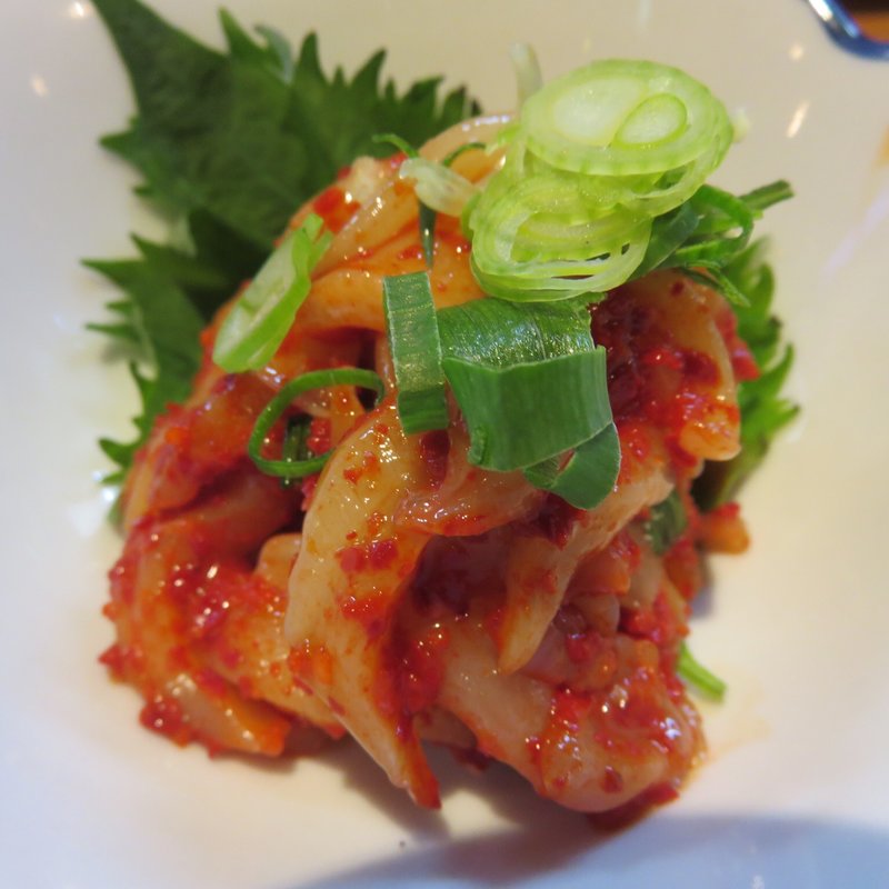 いかキムチ(炭火串焼 松ちゃん )