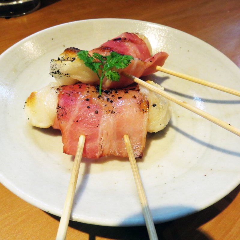 もちベーコン(炭火串焼 松ちゃん )