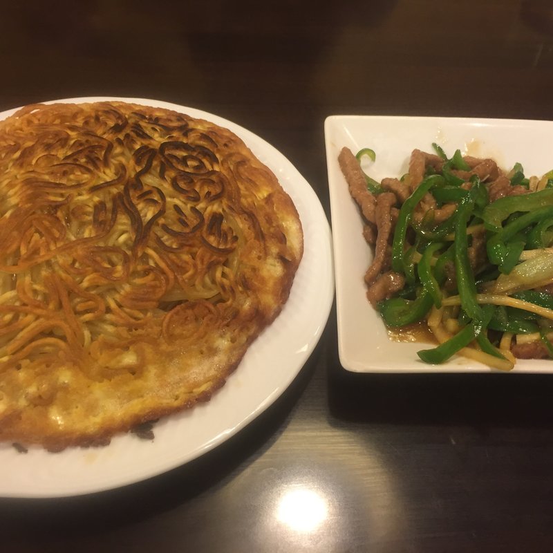 ランチ4 梅蘭やきそば(梅蘭 阪急三番街店)