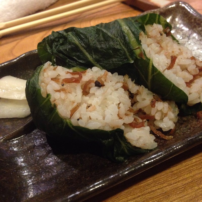 広島菜とじゃこの棒ムスビ(楽空)