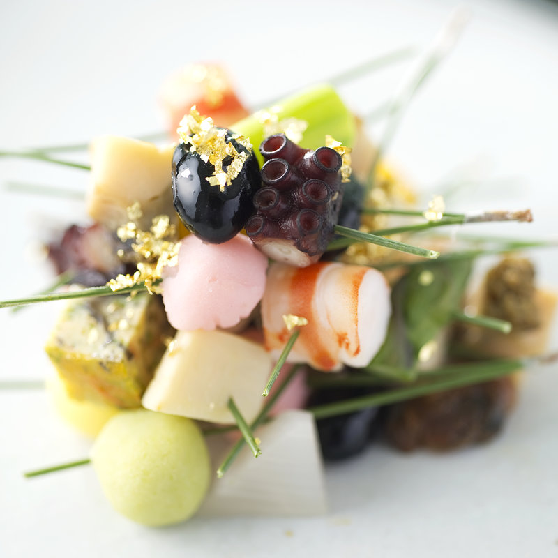 鮮魚とチーズの和え物(コンラッド東京 （CONRAD東京）)