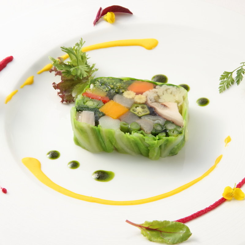野菜のテリーヌ(四間道レストランMATSUURA)