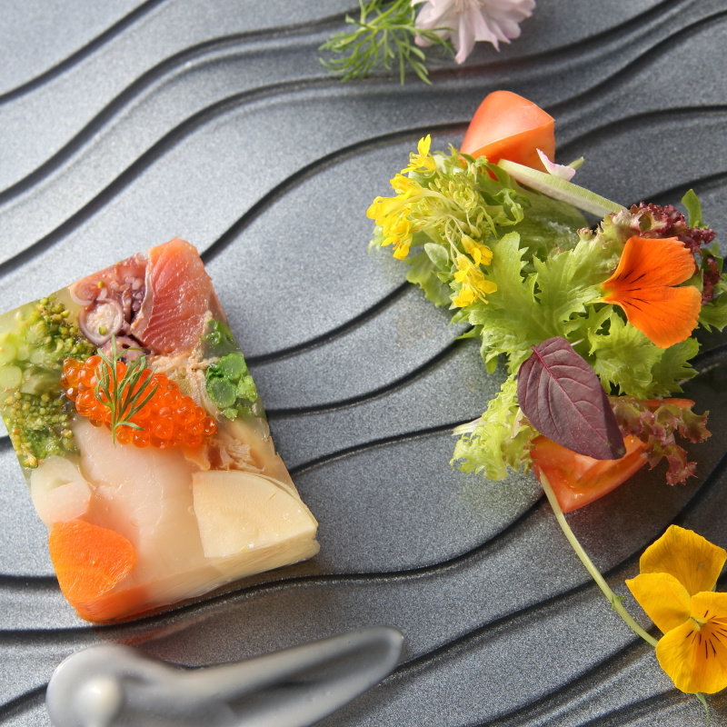 鮮魚のテリーヌ(四間道レストランMATSUURA)