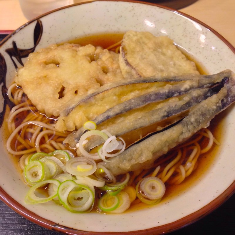 野菜天そば(そばよし)