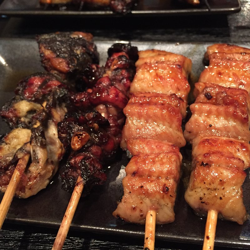 うなぎ串焼Bコース(元祖うな鐡)