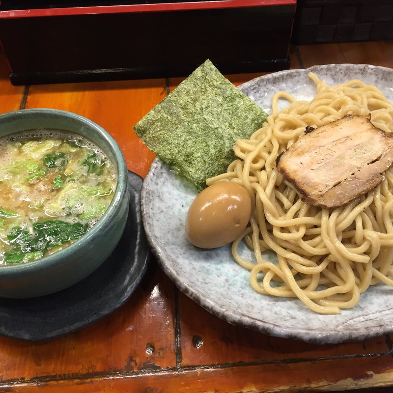 紫つけ麺 味玉 中盛(つけ麺 紫匠乃)