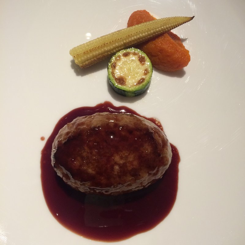 特製フォアグラ入りハンバーグステーキ(ahill ginza)