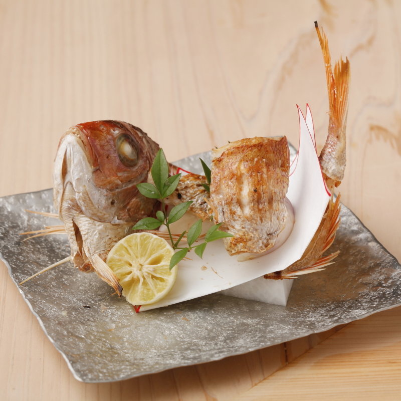 真鯛の塩焼き(Sushi Ginza SHIBAHAMA 銀座 芝濱｜割烹・日本料理)