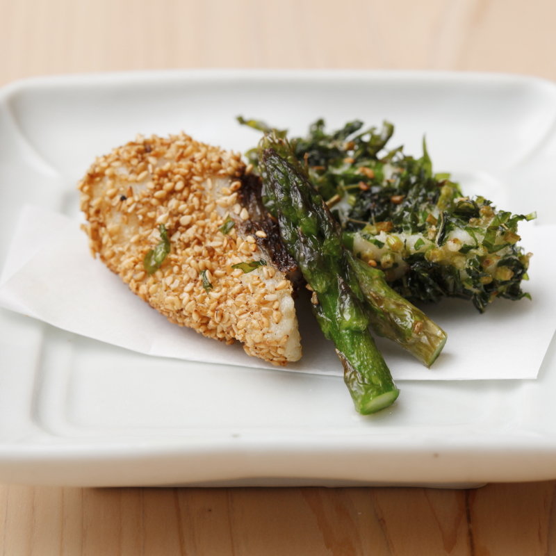 真鯛の胡麻揚げ(Sushi Ginza SHIBAHAMA 銀座 芝濱｜割烹・日本料理)