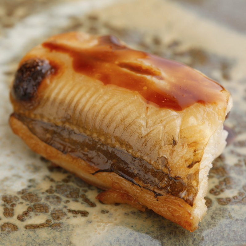 煮穴子の握り(鮨 松もと)