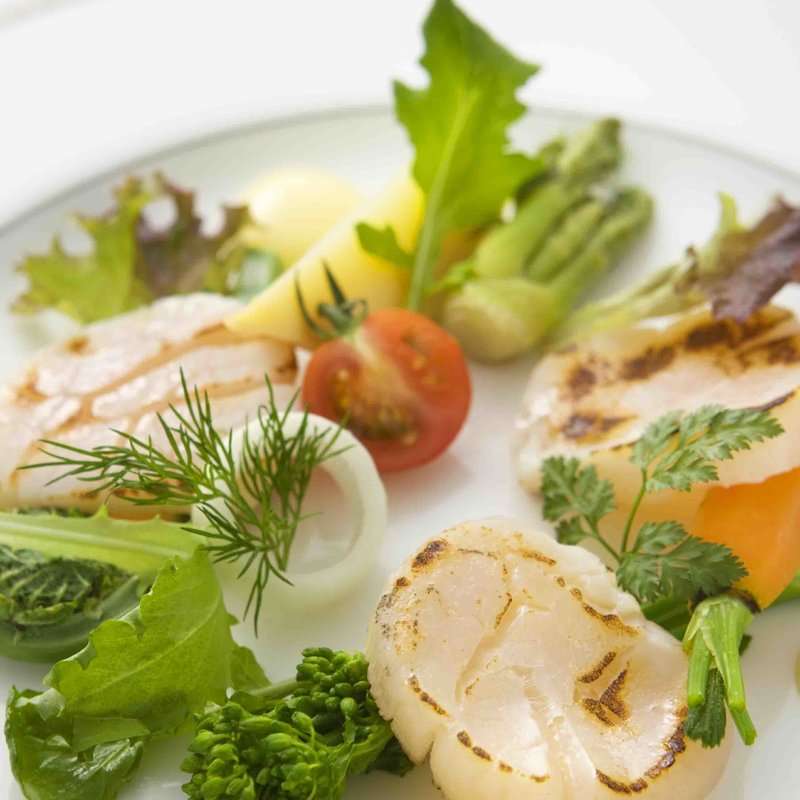 ホタテのグリル(Continental Restaurant Terrace on・the・Bay)